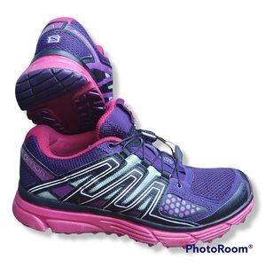 Salomon X Mission 3 Womens Trail Hiking Running Shoes 393257 Purple Size 8